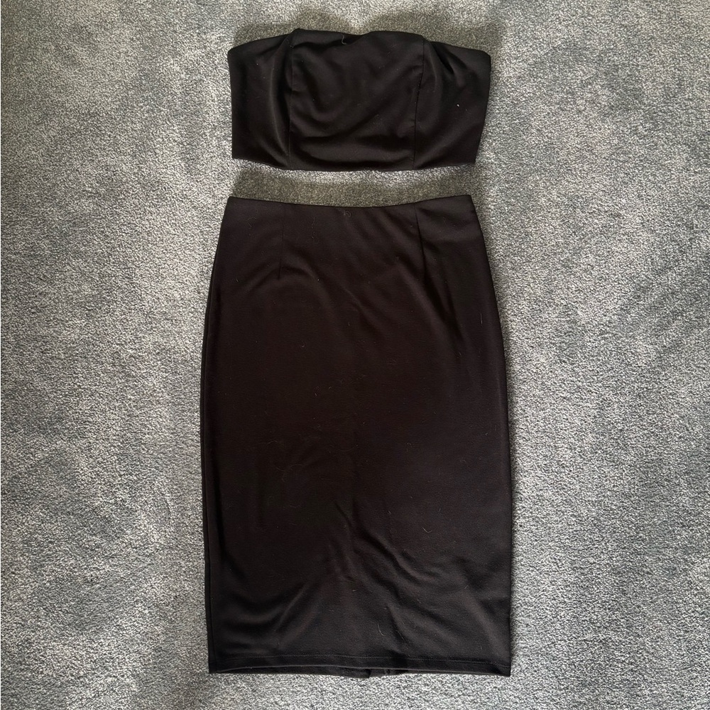 Tobi Black Two-Piece Dress